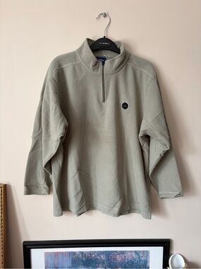 Umbro Woman’s Half-Zip Fleece Pullover - Sage